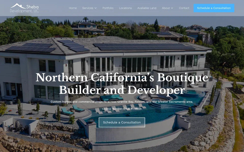 Sheba Development website