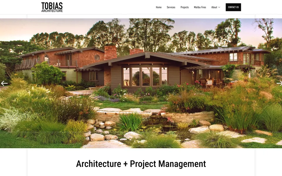 Tobias Architecture website