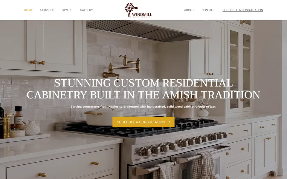 Windmill Cabinetry website